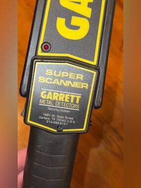 GARRETT METAL DETECTOR Hand-Held Metal Detector 11651